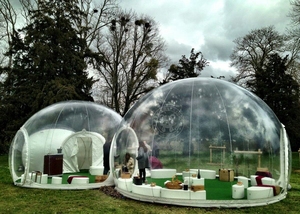 球形充气泡泡屋帐篷透明 户外陆地展示帐篷气泡屋厂家直销泡泡型