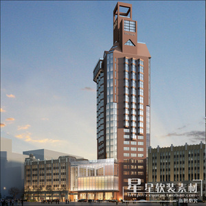 如恩设计上海艾迪逊酒店效果图+方案+公区施工图+实景+建筑图纸
