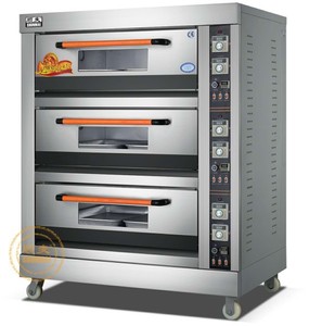 祥兴顺麦FKB-3三层六盘电烤箱 电烘炉 高档烹饪烘培设备