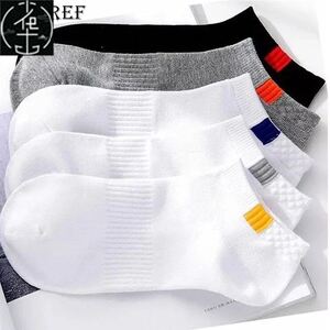 socks men white socks cotton man ankle socks socks袜子男 5pc