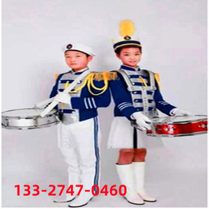 新款鼓号队服装中小学生仪仗队服装少先队鼓手服鼓号服幼管乐队