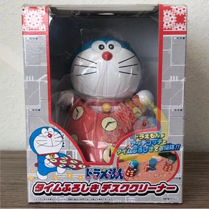 日本正版 哆啦A梦机器猫 秘密道具 时间包袱皮桌面清洁扫除吸尘机