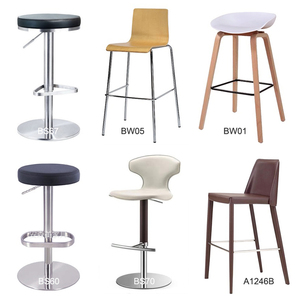不锈钢镀金吧椅咖啡店柜台椅丹麦设计师铁艺高脚凳实木吧台椅BW01