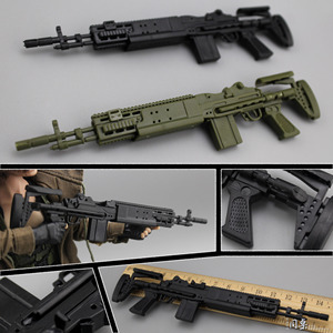 武器M模型M14BER兵人生化配件危机狙击刀剑1/6场景OB娃娃枪二战