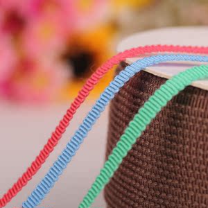 三顶织带0.5cm软人造丝A10帽带250码彩带丝带辅料包边配件89色