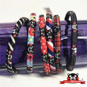 日本制 熊本熊头绳单个价格 日本原装进口彩色可爱熊本熊发圈头绳