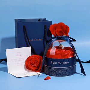 礼物盒包装口红耳环项链戒指收纳盒精美浪漫玫瑰花生日礼物送女友