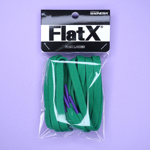 FlatX原装金属头扁鞋带 适配耐 AJ1 AF1 Dunk Blazer深绿色紫头