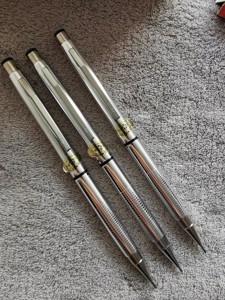 九十年代714金星全金属壳自动铅笔，做工扎实 0.7mm笔芯 精品老笔