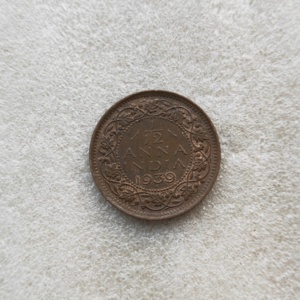 英国硬币1939年乔治六世1/12安娜小铜币欧洲钱币保真品相按图发货