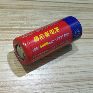 锐豹正品 手电筒26650型号电池锂电池充电电池 正品5800mAh 3.7V