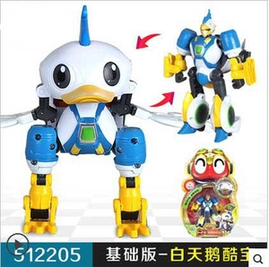 正版快乐酷宝2变形机器人全套蛙王白天鹅酷宝飞翔战宝儿童玩具