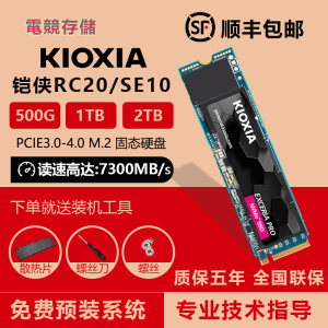 铠侠RC20/SE10固态硬盘500G 1TB2TB台式机笔记本SSDM.2 NVME PCIE