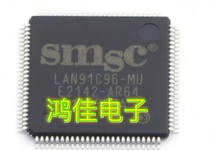 LAN91C96-MU TQFP100 以太网控制器芯片 五端口百兆交换机集成IC