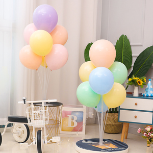 ins风宝宝生日一周岁派对餐桌装饰气球桌飘婚礼桌摆布置用品大全