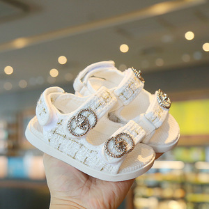 儿童2021夏季新款童鞋1一6韩版宝宝凉鞋软底透气学步鞋女童公主鞋