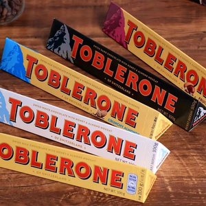 Toblerone 原装进口瑞士三角黑巧克力牛奶白巧克力休闲多口味100g