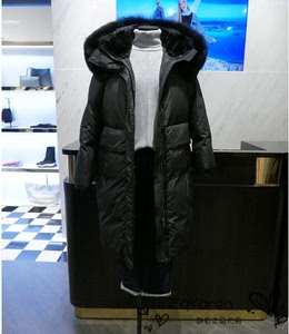 反季折扣韩国代购20冬季SISLEY大毛领加厚鹅绒羽绒服 SAPD43-061
