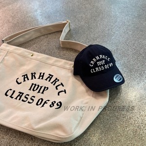 Carhartt WIP 帆布包斜挎包卡哈特徽标印花正反两面托特包背包