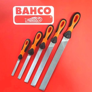 BAHCO百固钳工平锉刀扁锉金属钢锉打磨1-100-4 6 8 10 12-1 2 3-2