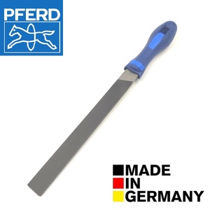 德国PFERD马圈进口钳工平锉刀三角半圆方钢锉金属打磨扁锉板锉搓