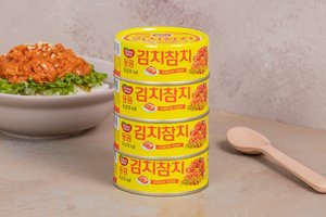 韩国进口东远泡菜金枪鱼罐头开盖即食饭团拌饭拌面携带方便