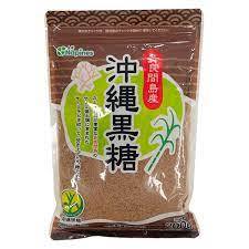 现货2袋日本冲绳特产多良間黑糖粉末甘蔗黑糖粉健康维生素200g/袋