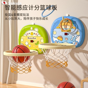 儿童篮球框室内户外投篮挂式宝宝篮球架男女孩可移动升降家用玩具