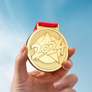 2024年奖牌挂牌定制运动会马拉松金牌定做儿童奖章金银铜金属奖牌