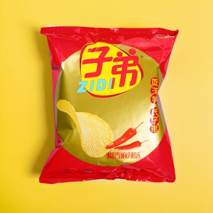 子弟薯片子弟土豆片云南特产膨化零食小吃休闲食品椒香麻辣味整箱