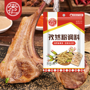 安记孜然粉调味料烧烤料羊肉串腌料烤鱼香料撒料调味品40g