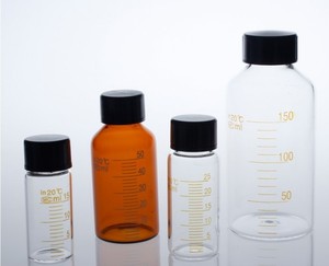 高硼硅耐高温玻璃刻度血清瓶 试剂瓶样品瓶化学试剂瓶 棕色试剂瓶