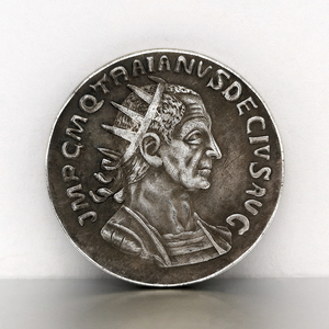 古罗马国王银元  仿古银币硬币把玩人物鉴赏工艺品收藏外国钱币