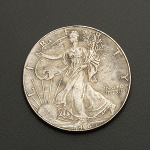 1900年美国自由女神复古铜质银元1盎司外国银币仿古钱币硬币收藏