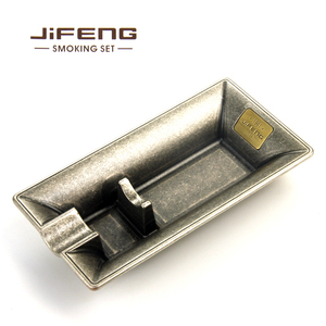 单件包邮季风JiFeng复古雪茄烟缸创意个性礼品烟具古银磨花