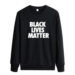 black lives matter詹姆斯同款黑人的命也是命卫衣秋冬外套衣服棉
