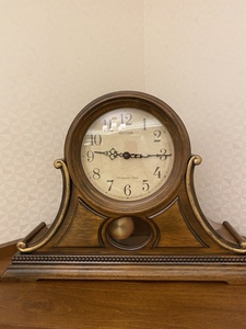 日本丽声座钟表 卧室客厅办公室床头实木欧式复古艺术座钟CRJ733