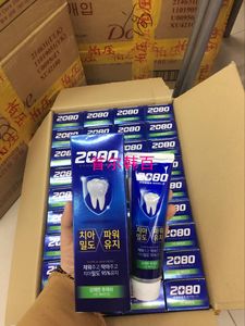 韩国进口爱敬2080成人牙膏12小时洁净防蛀防虫牙去烟渍120g