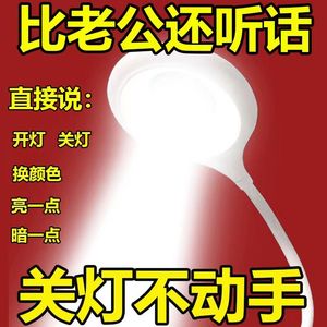 usb小夜灯卧室睡眠灯LED节能灯台灯护眼家用床头充电喂奶白光暖光