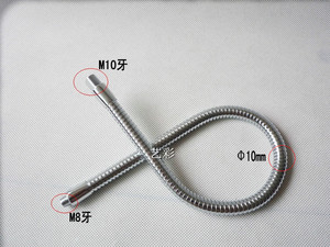 直径8MM灯饰配件鹅颈管万向定位支撑杆蛇管手机支架金属软管弯管