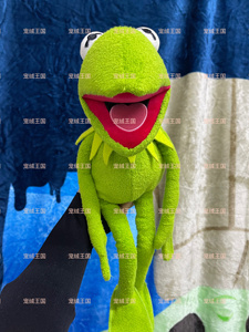 外贸尾单布偶秀大电影青蛙科米特科米蛙毛绒玩具公仔玩偶