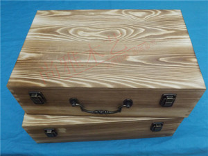 特价大号收纳盒、复古木盒礼品盒、松木木盒定做加工、木质包装盒