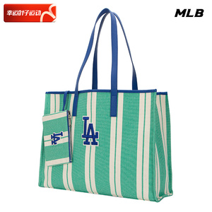 MLB官方 单肩包女包运动包女士大容量托特包手提包拎包休闲背包