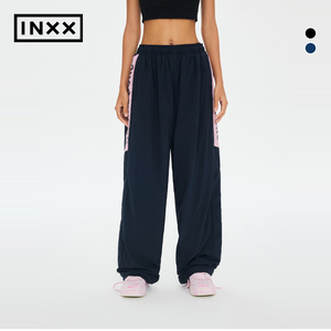 【INXX】HIP AND BONE 明星同款运动直筒休闲裤美式工装感裤子