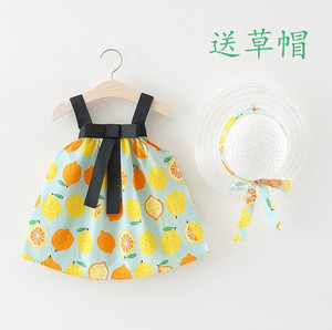 童装婴儿衣服4-5-6-7-8四个月0-1-3两周岁女宝宝公主连衣裙夏装潮
