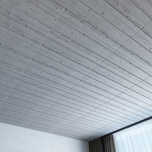 天花板棚顶自粘墙贴3d立体客厅吊顶木纹装饰贴纸房顶屋顶遮丑墙纸
