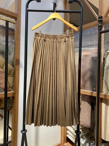 苏昔古珂摩卡 SC37307331百褶裙设计垂感厚实丝绒面料上档次