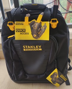 STANLEY史丹利多功能双肩背包移动工作包工具背包电工木工专业包