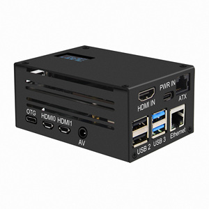 树莓派PiKVM v3 HAT远程控制pikvm运维overip服务器 kvm HDMI CSI