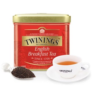 英国川宁Twinings伯爵红茶大吉岭英式早餐红茶日式煎茶绿茶100g